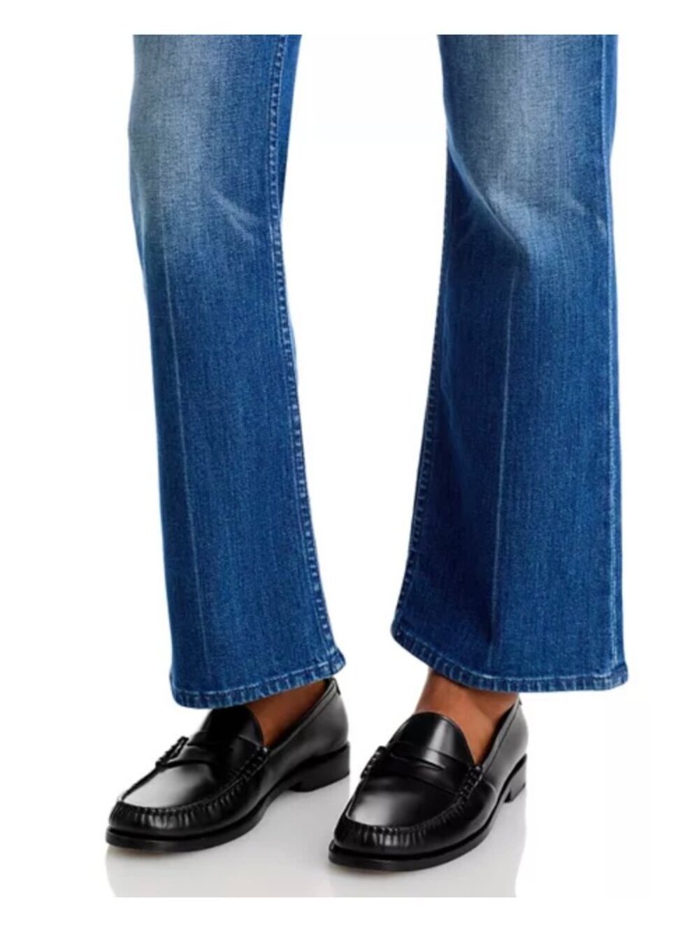 MOTHER The Scooter High Rise Ankle Bootcut Jeans It's A Small World Size 27 - Picture 5 of 16